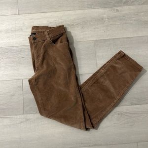 Joe Fresh Brown Low Rise Corduroy Pants